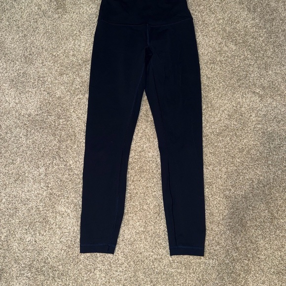 Navy High-Waisted Leggings -Lululemon - Picture 1 of 4